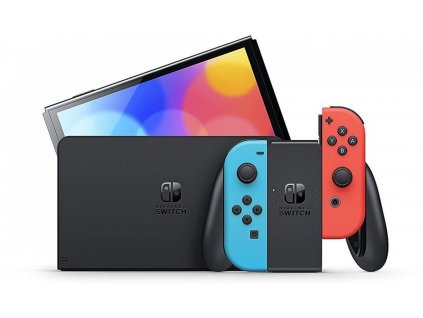 Nintendo Switch OLED (Neon Red & Blue)