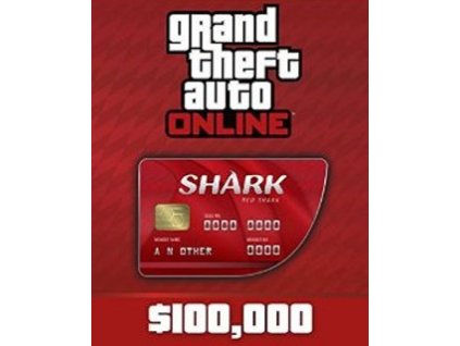 8045 grand theft auto online red shark cash card 100 000 social club pc